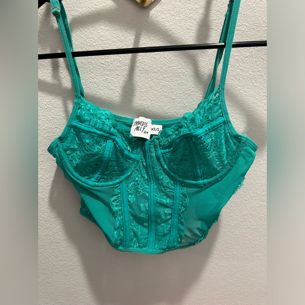 Princess Polly Cropped Lace Corset Top